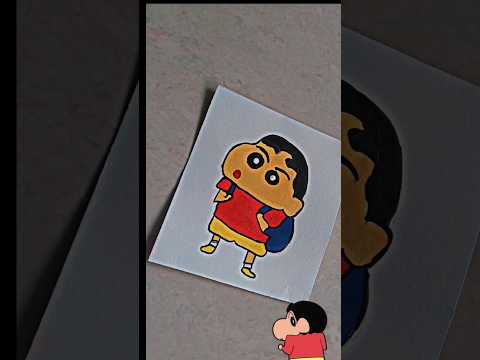 Shinchan Painting 🖌️🎨 #shinchan #cartoon #painting #youtubeshorts #shorts #shortvideo #viralvideo