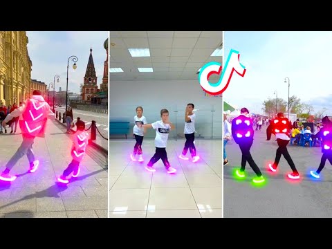 (Симпа) Tuzelity Shuffle Dance 😎⭐️ Neon Mode 😱💥 TikTok Tuzelity Dance Compilation 2024