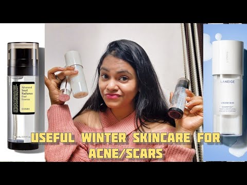 Useful winter skincare essentials for acne or scars || Amazon haul @amazonfashion