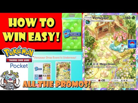 How to Win the Venusaur ex Pokémon TCG Pocket Event! Best Decks! ALL the Details! (Pokémon TCG News)