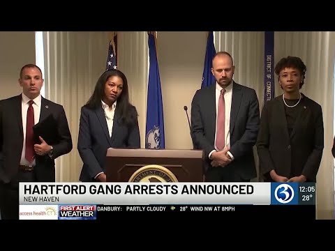 VIDEO: FBI announces charges against Connecticut gang members