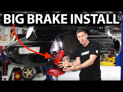 Porsche 964 - Big Reds Brake Install