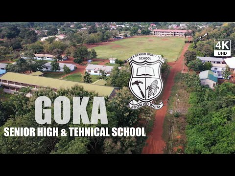 Goka Senior High and Technical School Aerial View 4K