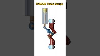 Unique Piston Engine Design | engineering Invention #engine #piston #engineering #cad #design