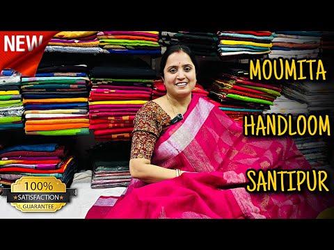 mul cotton, khadi silk, Resham, pure cotton, handlooms saree manufacturing in santipur