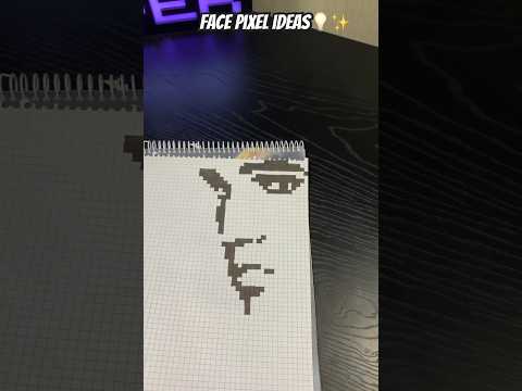 Face pixel art✨😎 #music #song #love #art #drawing #youtubeshorts #youtube #instagram