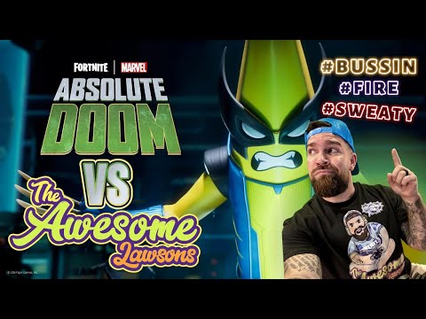 Fortnite Absolute Doom vs The Awesome Lawsons: DAD BATTLE SHOWDOWN