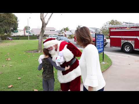 Santa Visits Sea Canyon in Dana Point, CA