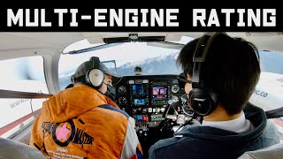 I started my MULTI ENGINE training