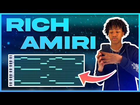 How to make CHILL beats for RICH AMIRI + YEAT! (FL Studio 20 Tutorial)