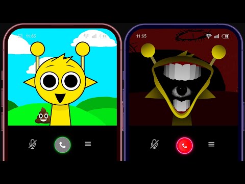 Incredibox Sprunki is calling and scaring! Don't pick up the phone!