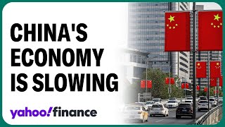 China's economy struggles. Data points to slowing growth