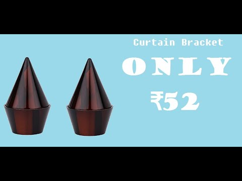 wskart Copper Curtain End Cap Finial Bracket Buy link in Description F526C#wskart #curtainbracket