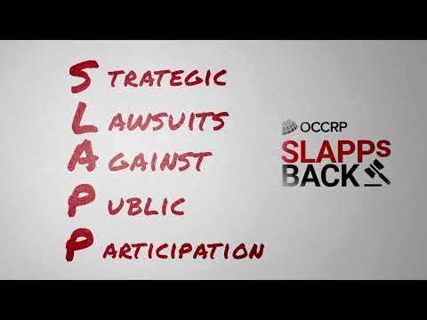 Stop Corrupt Elites From Abusing Legal Systems — Help OCCRP #SLAPPBack