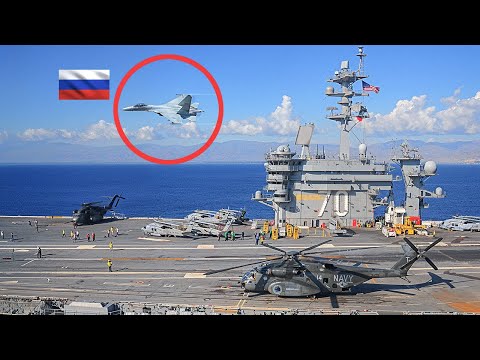 Russian Jets CAUGHT Over Nimitz Carrier!