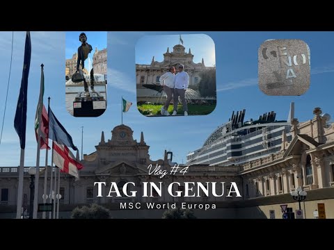 MSC World Europa Vlog4 - Citytrip in Genua