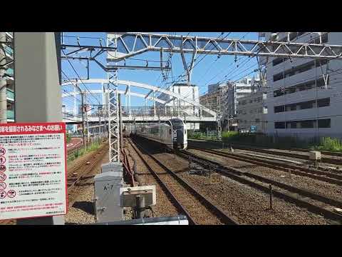 成田エクスプレス E259系 平沼橋駅爆音ジョイント音通過