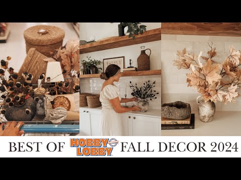 HOBBY LOBBY FALL SHOP WITH ME 2024 | FALL DECORATING IDEAS