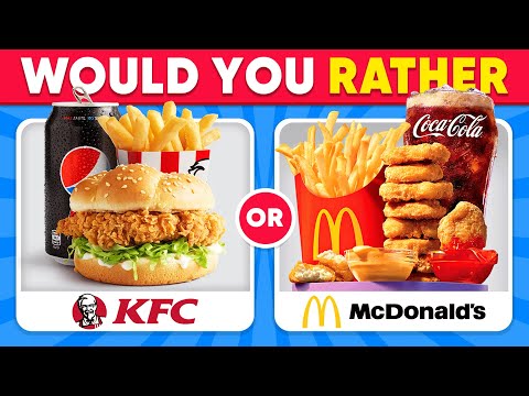 Would You Rather...? FAST FOOD Edition 🍔🍟 Daily Quiz