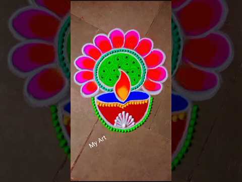 Amazing Rongoli #rangoli #rangolidesigns #easyrangoli #easyrangoli #muggulu #art #simplerangoli