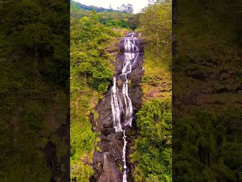 Periyakanal waterfalls _ located on the munnar _ thekkady mountain   highway in the kerala...