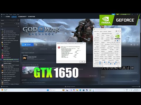 God of War Ragnarök : GTX 1650 - The Game is unplayable on 4GB VRAM GPUs!