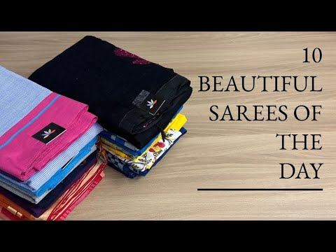 Detailed Video - 10 Beautiful Sarees of the Day | Shop on www.fabk.in #fabksarees #sareestyle