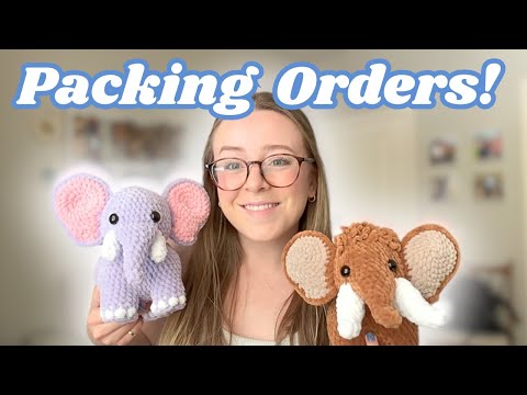 VLOG: Packing Orders and Pattern Testing! 💙✨