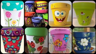 Beautiful Clay pot painting/Clay pot painting ideas/Clay pot painting Designs