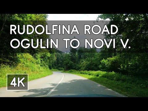 Road Trip - Historic Roads in Croatia (Pt.5): Rudolfina Road - Ogulin to Novi Vinodolski - 4K UHD