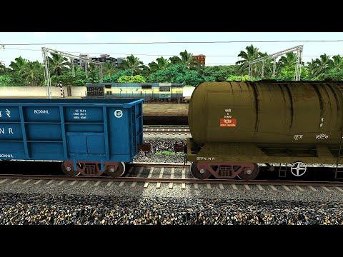 TRAIN SIMULATOR I BTPN OIL TANKER COUPLING BOXN WAGON I BUMPY RAILROAD I Railworks 3 I RAILWAY RITAM