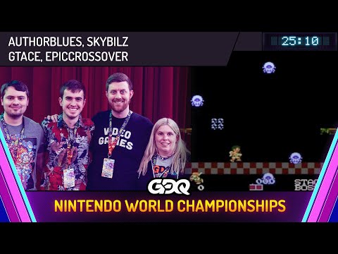 Nintendo World Championships by authorblues, Skybilz, GTAce and EpicCrossover in 25:10 - AGDQ 2025