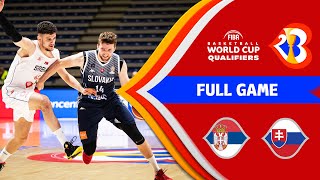 Serbia v Slovakia | Full Basketball Game | #FIBAWC 2023 Qualifiers