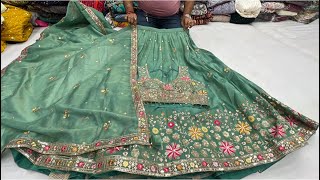 Chickpet Bangalore wholesale designer lehangas||single piece courier available