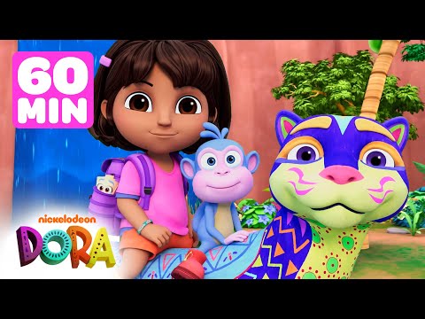 Dora's Daring Rainforest Rescues! 💗  1 Hour | Dora & Friends