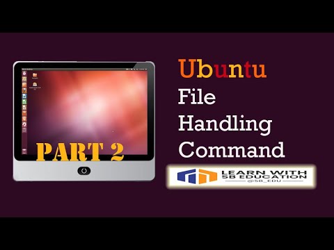 FYBSC-CS LINUX Operating System Practical 3B Part II || Linux file handling commands || UBUNTU ||