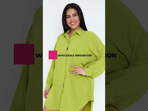 Plain Button Up High Low Hem Shirt #shorts #shortvideo #wholesalers #clothes #shirt #clothing