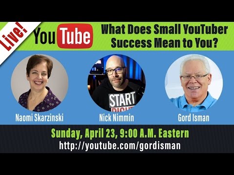 Gord Isman With Nick Nimmin - Testing YouTube Live Stream