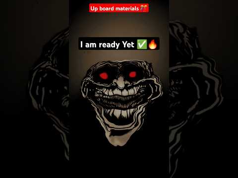 I Am Ready Yet Up Board 2025 Examnation 💯✅️🔥 || 24 February Hindi Paper Start #shorts #viral #viral