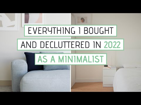 Everything I Bought and Decluttered in 2022 as a Minimalist