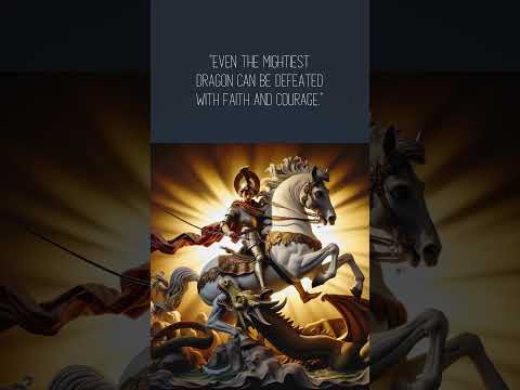 Saint George and the Dragon - Conquering Evil Through Faith and Courage Quote 2