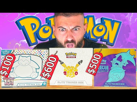 The Most EXPENSIVE Elite Pokemon Boxes are Actually Worth It?