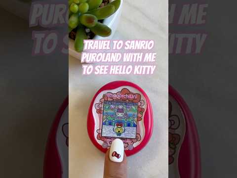 Sanrio Puroland with Hello Kitty Mametchi 😍✨ #shorts #hellokitty #tamagotchi #tamagotchiuni