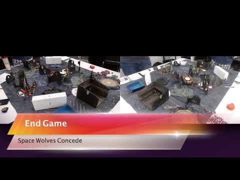 Live Warhammer 40k Tournament Coverage | Space Wolves vs. Custodes