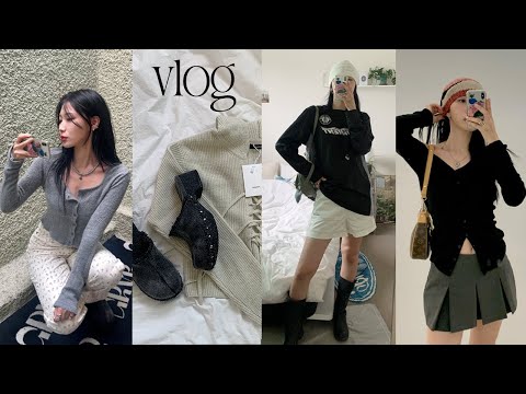 vlog✴︎ 아이쇼핑 잔뜩! 가을아이템도 슬슬 개시, 자라쇼핑, 다이애그널, 리복운동화, 인에이, 에스이오 팝업, 이큐엘 성수, 그로브스토어, 데일리룩, 직장인 일상 브이로그