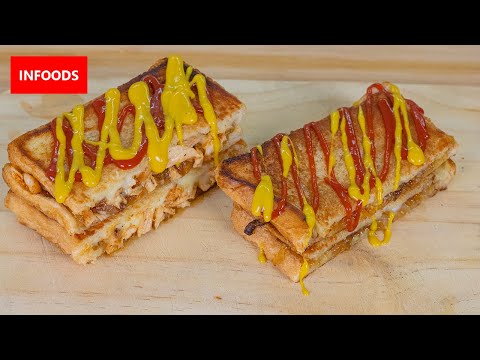 Chicken Sandwich Recipe | How to Make a Chicken Sandwich | Infoods