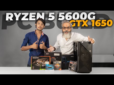 PC Build Ryzen 5 5600G + GTX 1650 GPU 🔥 Best PC for Video Editing and Gaming