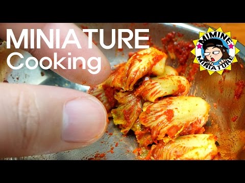 [ENG Sub]Miniature - South Korea Traditional Food "Kimchi" / Mimine Miniature