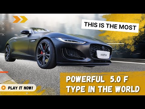 This is the "MOST POWERFUL"  Jaguar F Type in the world