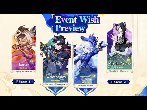 Wriothesley & Furina's EPIC Return in Version 5.4 – Full Banner Lineup Revealed! | Genshin Impact